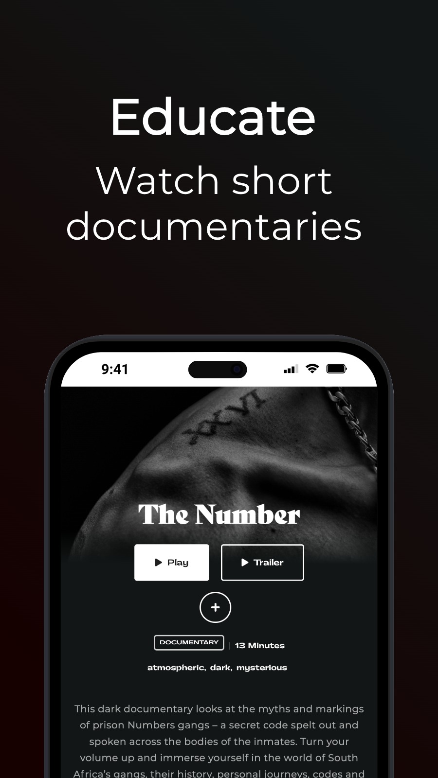 Educate - Watch short documentaries
