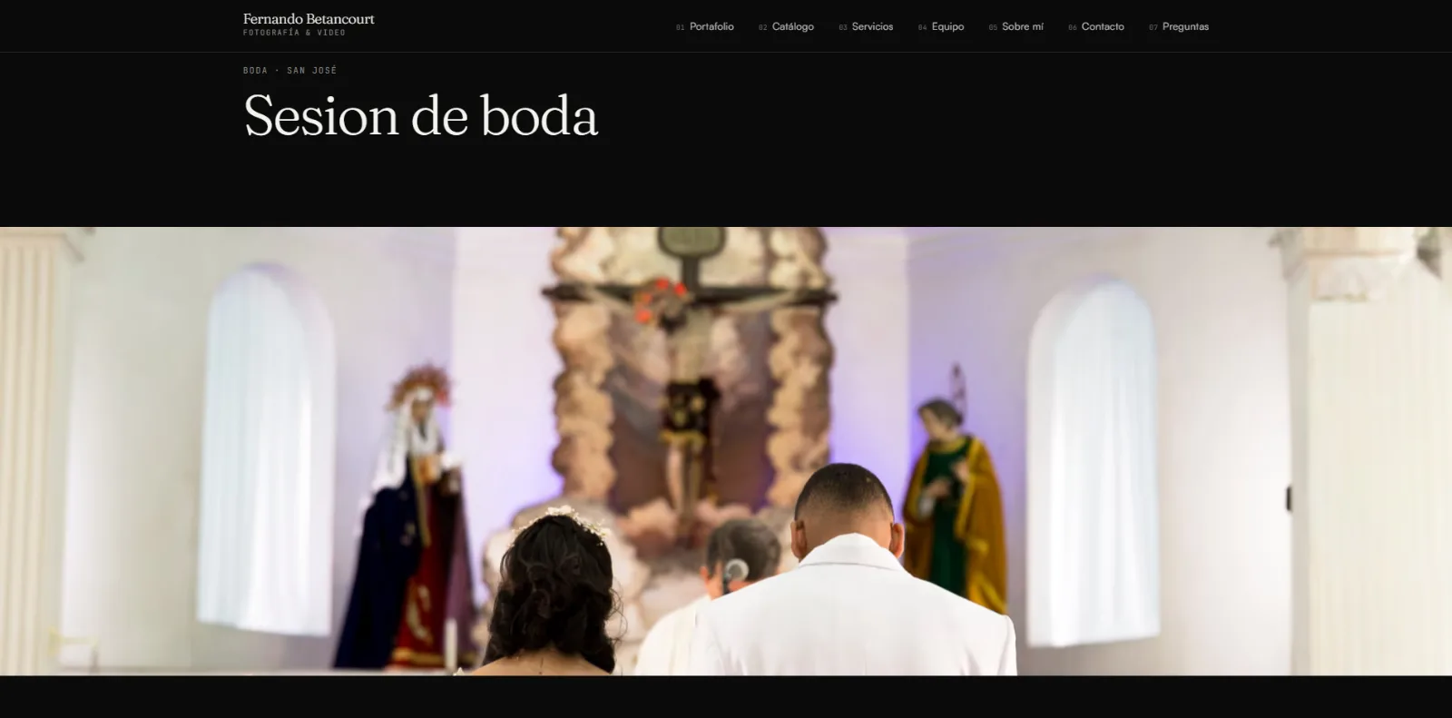 Nando Foto  Sitio web para fotografía y video comercial