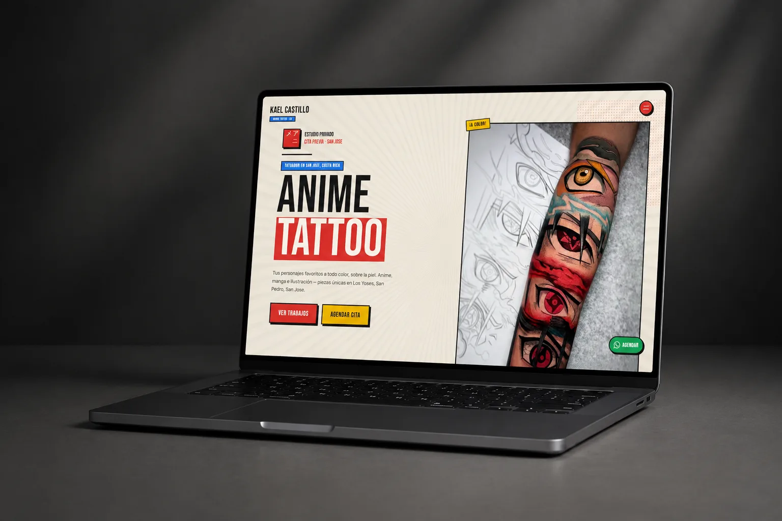 Kael Castillo Tattoo  Sitio web y catálogo de tatuajes anime