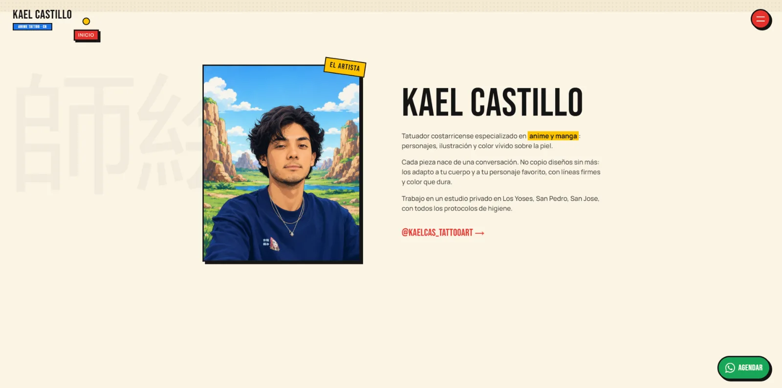 Kael Castillo Tattoo  Sitio web y catálogo de tatuajes anime