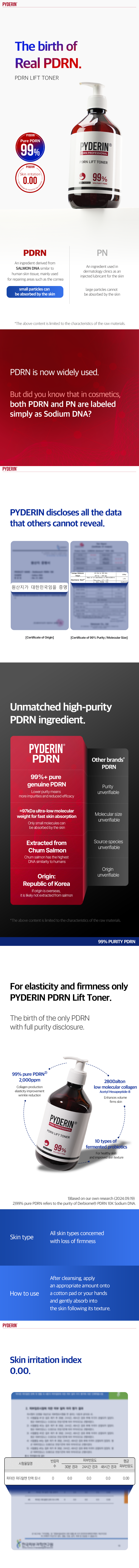 PDRN Lift Toner (500ml) 상세 이미지