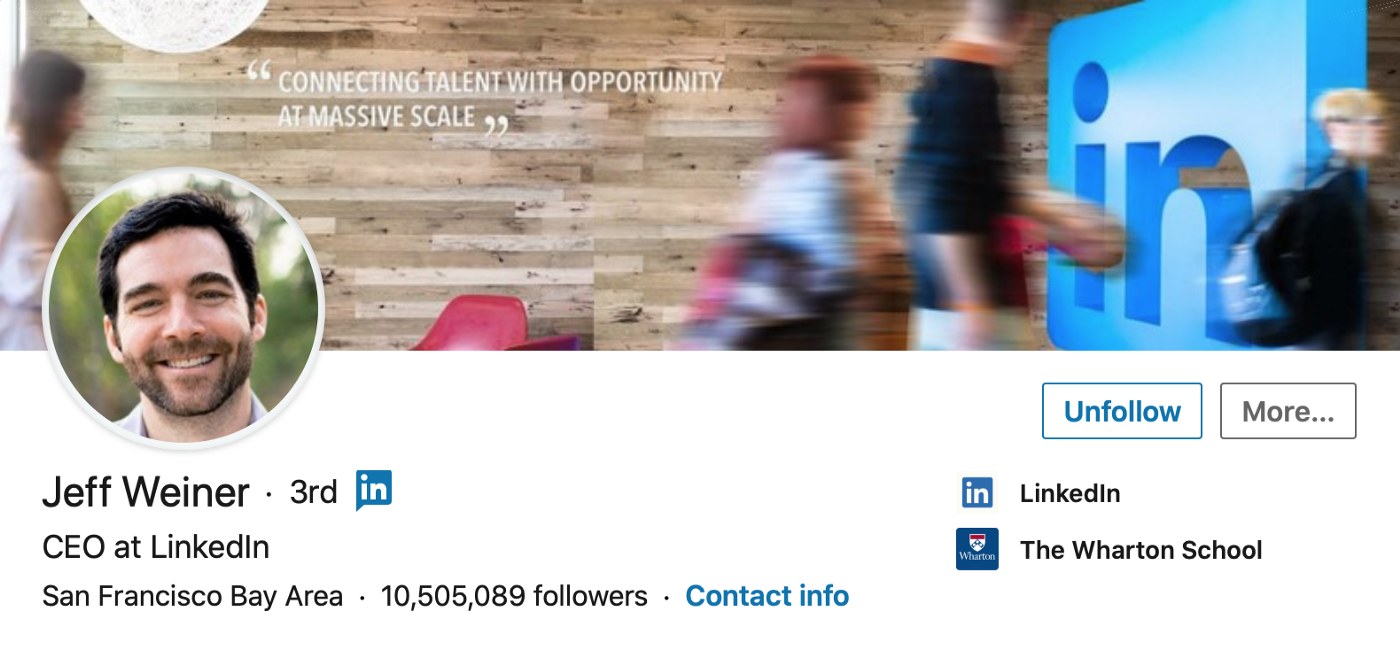 Jeff Weiner, CEO at LinkedIn