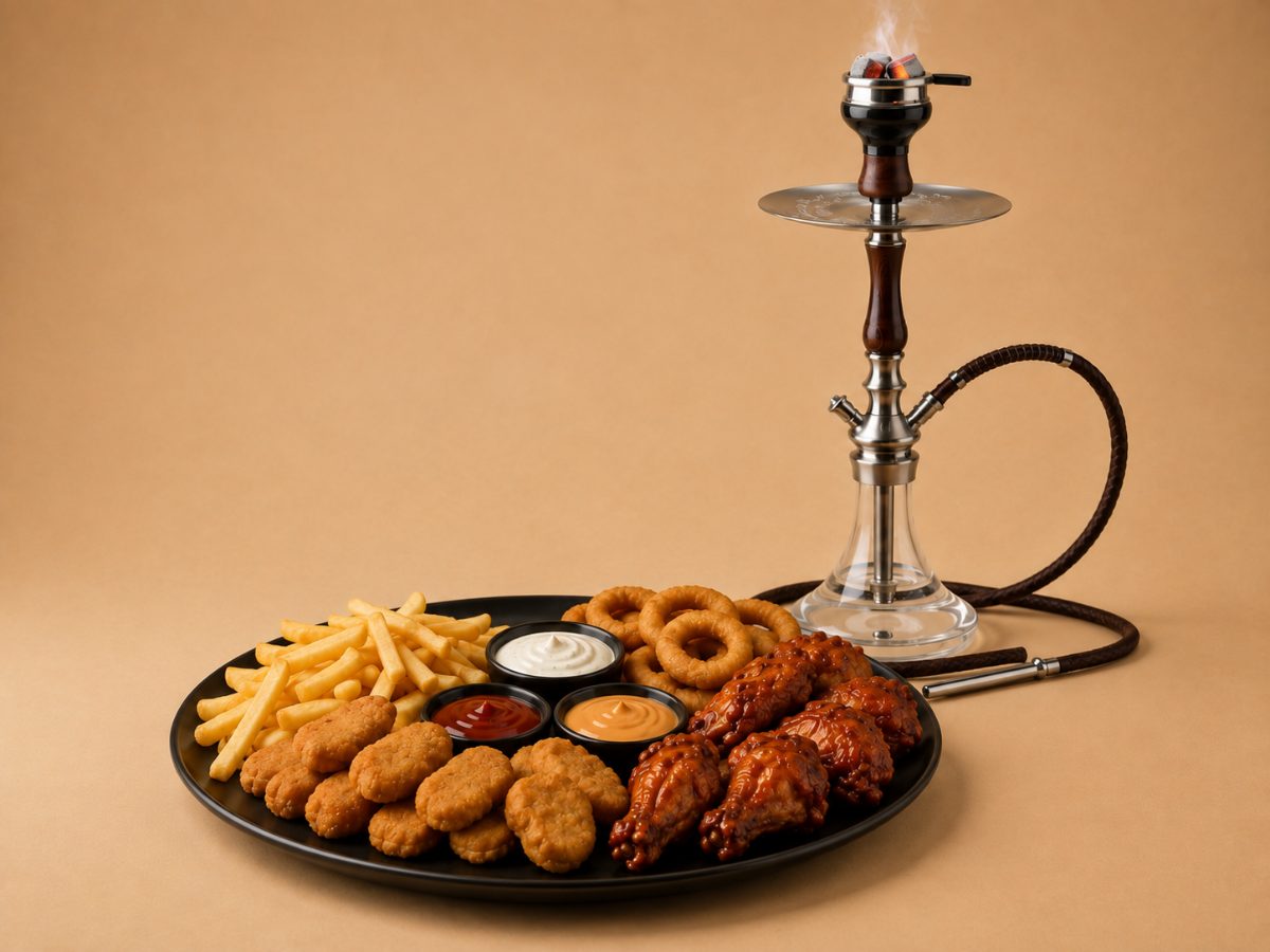 شيشة + طبق القعدة