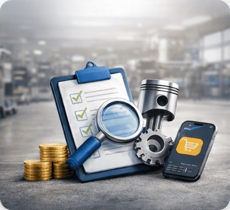 اطلب قطعة غيار - Request Auto Spare Parts Quote Qatar