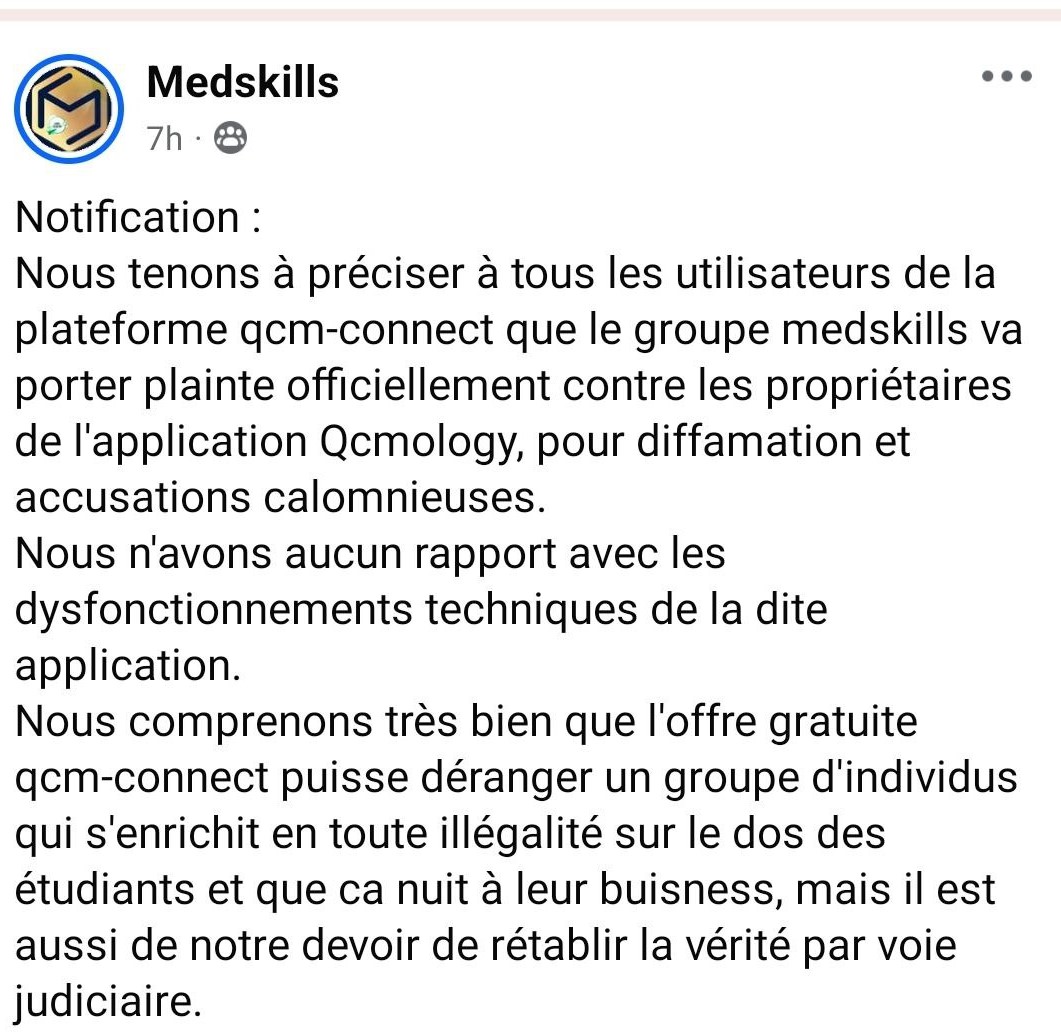 Réponse à leur publication