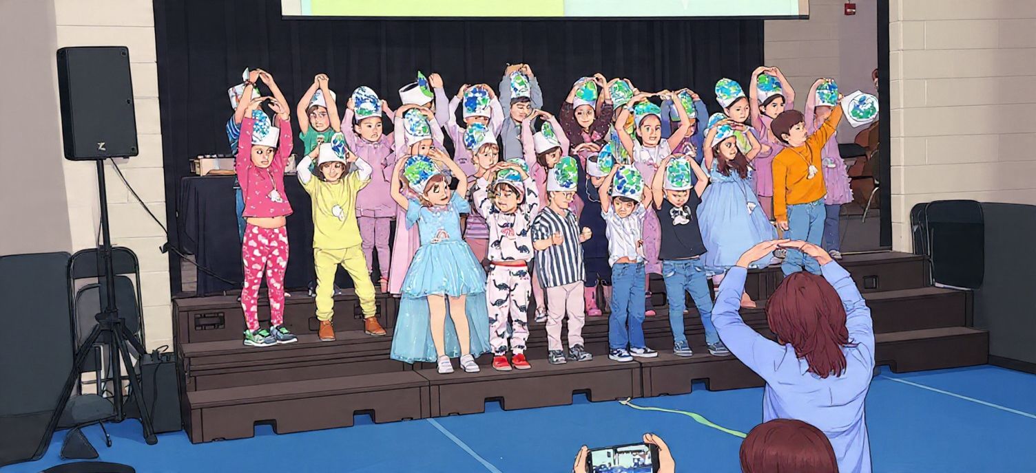 Kindergarten concert at Jean Lumb Public School Toronto
