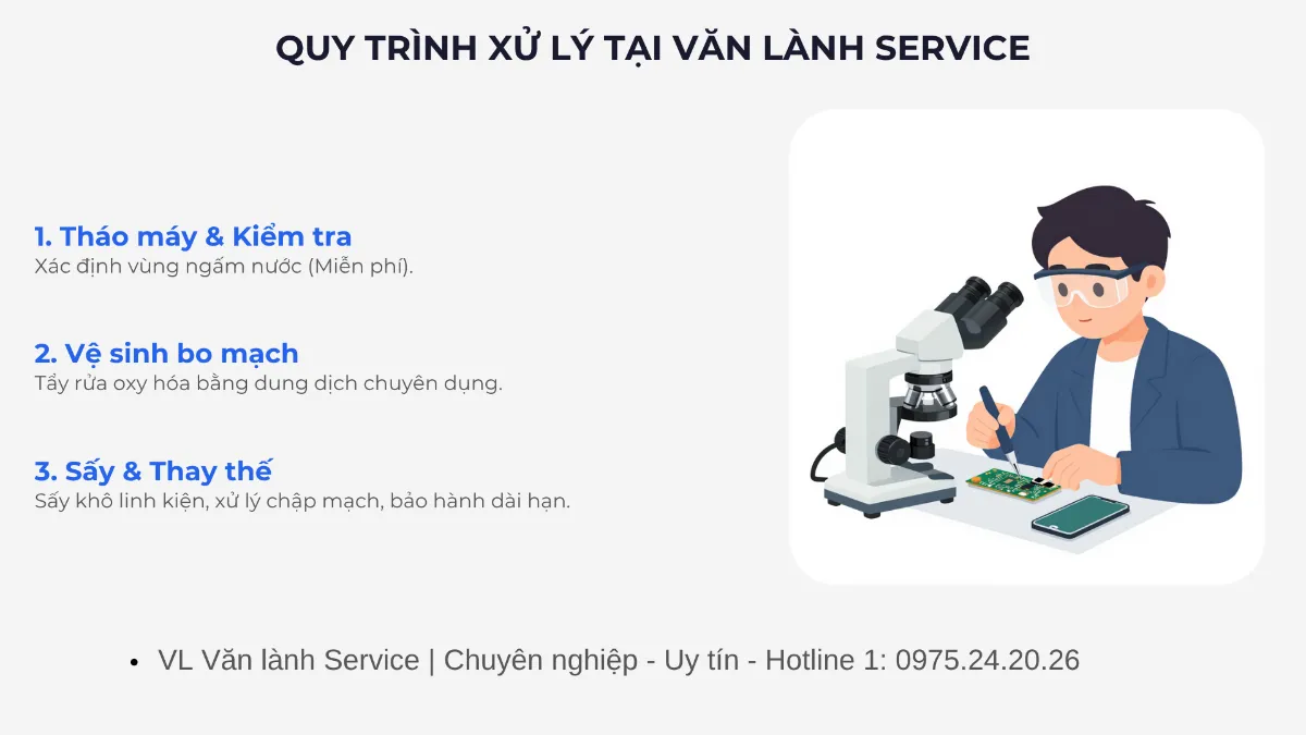 Điện Thoại Vô Nước Phải Làm Sao? Hướng Dẫn Xử Lý Đúng Cách