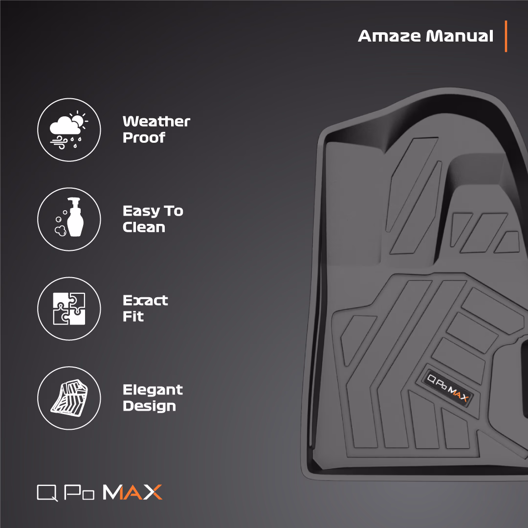 Amaze Manual Car Floor Mats thumbnail 4