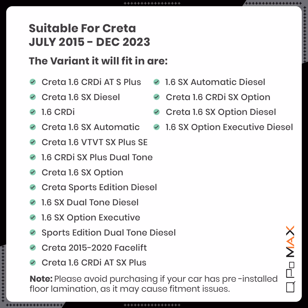 Creta Car Floor Mats thumbnail 6