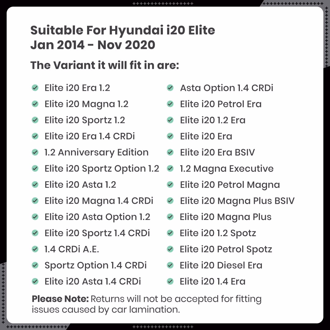 i20 Elite Car Floor Mats thumbnail 5