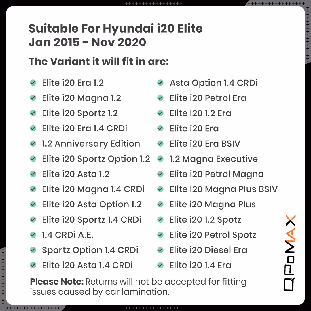 i20 Elite Car Floor Mats thumbnail 6