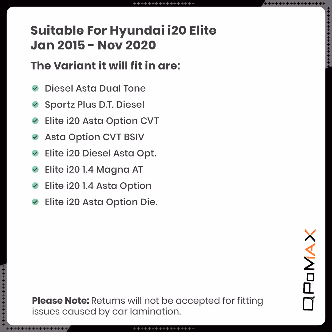 i20 Elite Car Floor Mats thumbnail 8