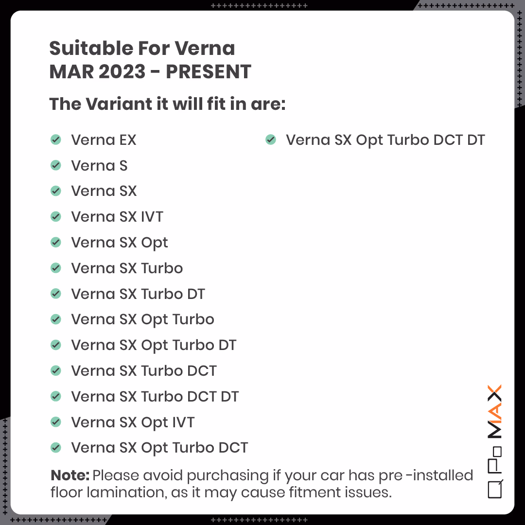 Verna Car Floor Mats thumbnail 5