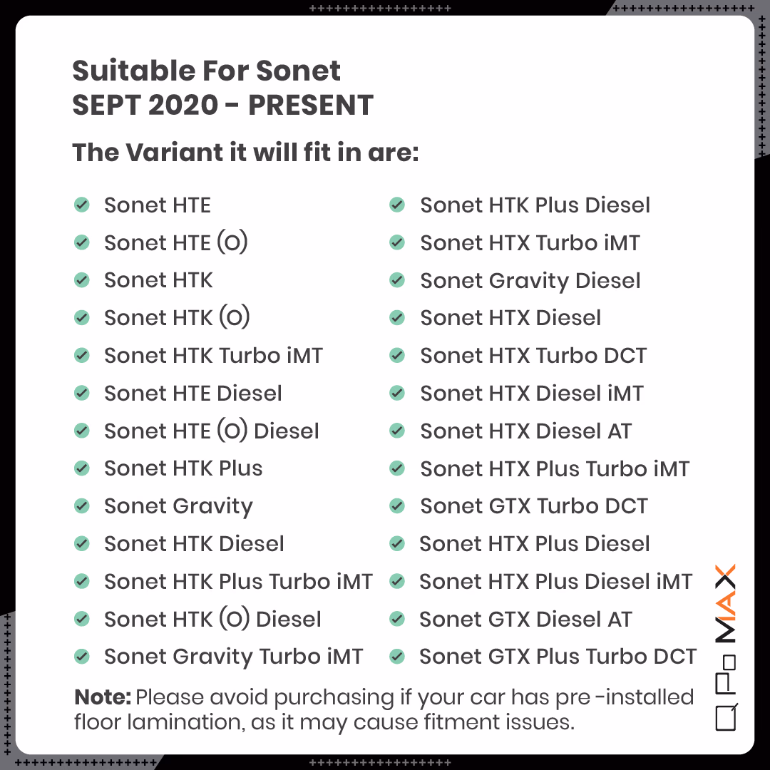 Sonet Car Floor Mats thumbnail 5