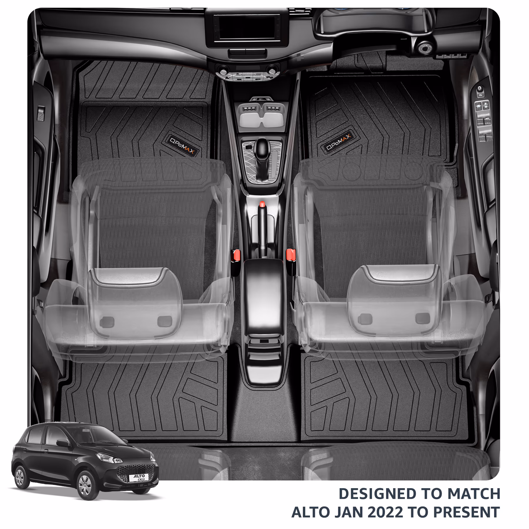 Alto Car Floor Mats thumbnail 2