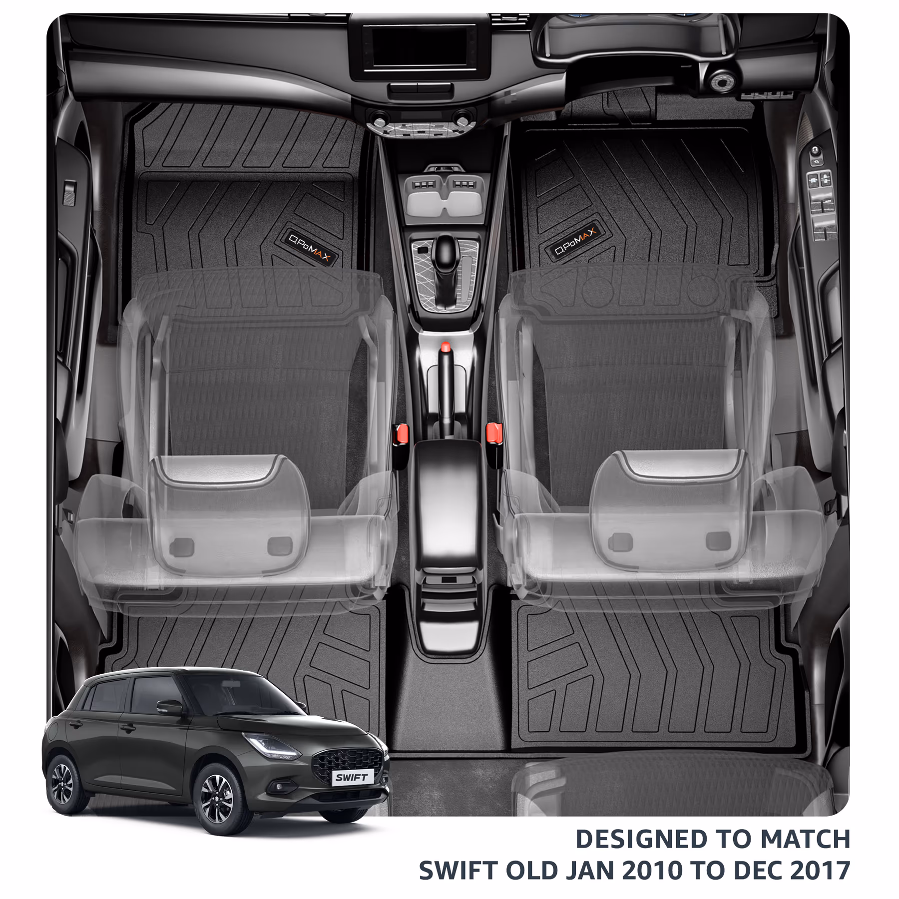 Swift Old Car Floor Mats thumbnail 2