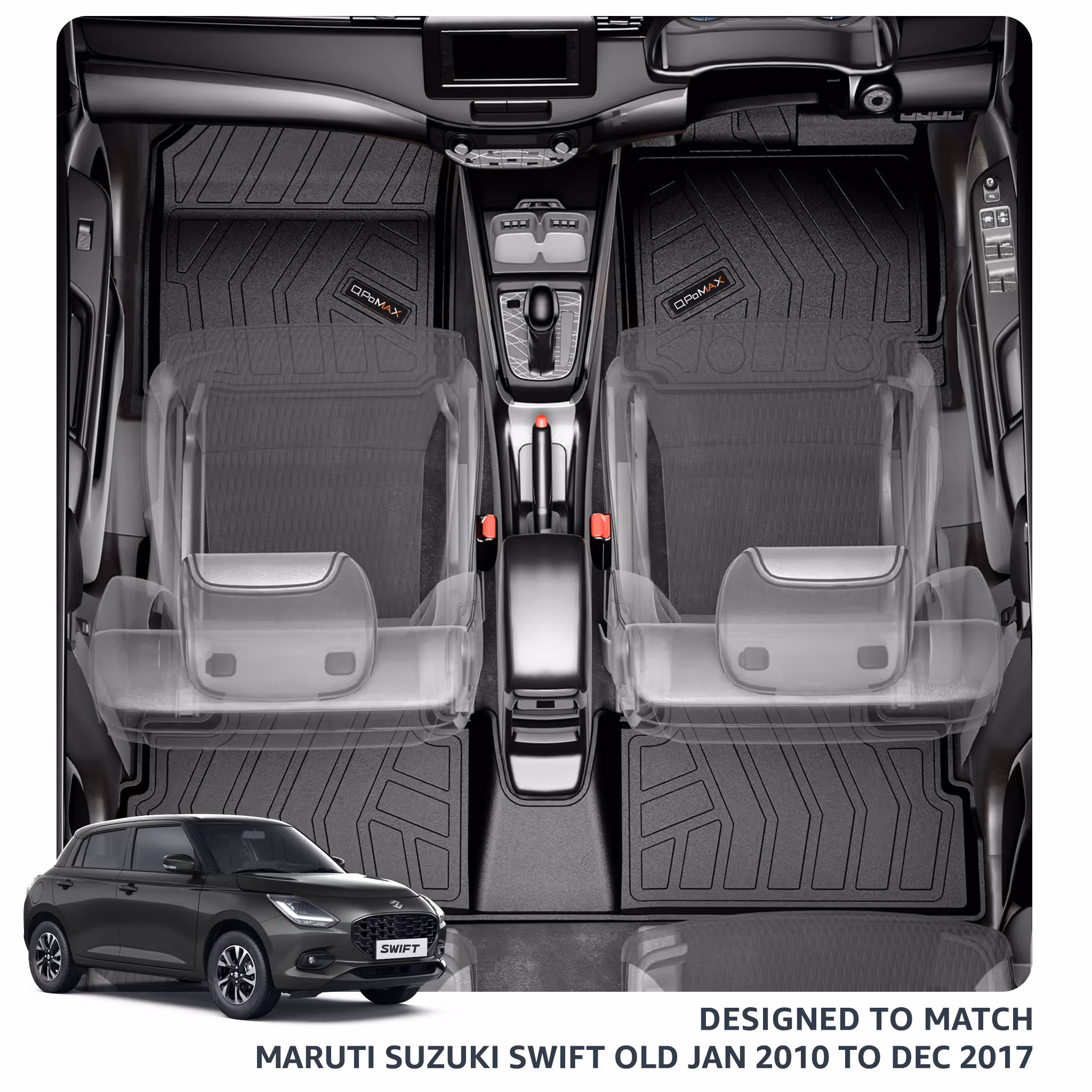 Swift Old Car Floor Mats thumbnail 2