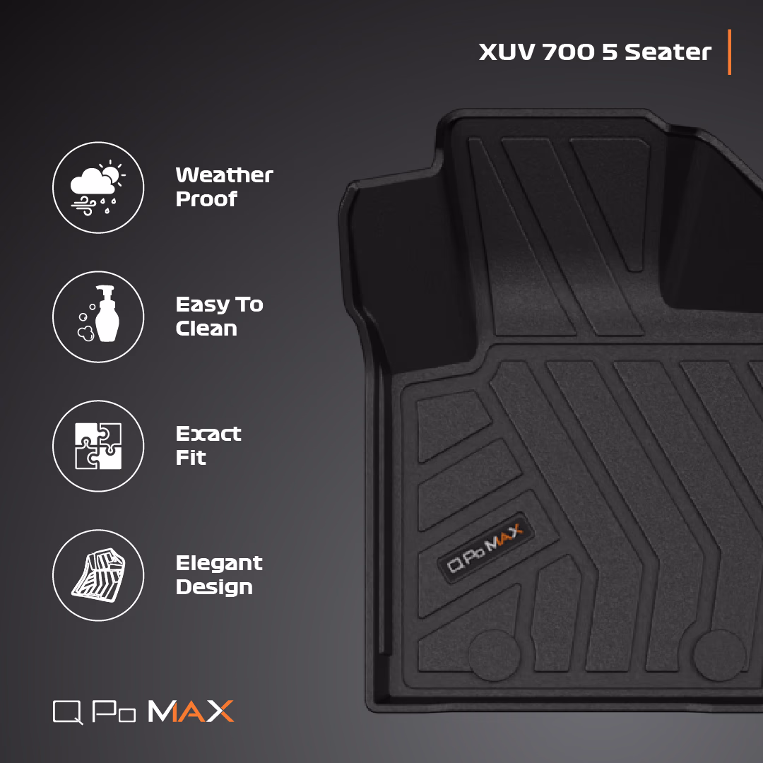 XUV 700 5 Seater Car Floor Mats thumbnail 4