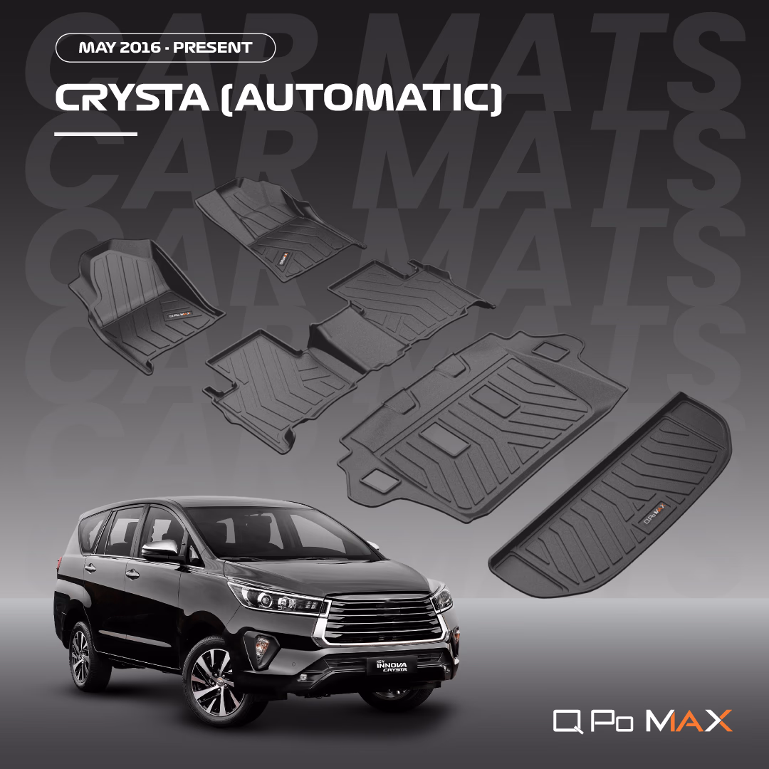 Innova Crysta Automatic Car Floor Mats with Trunk Mat thumbnail 3