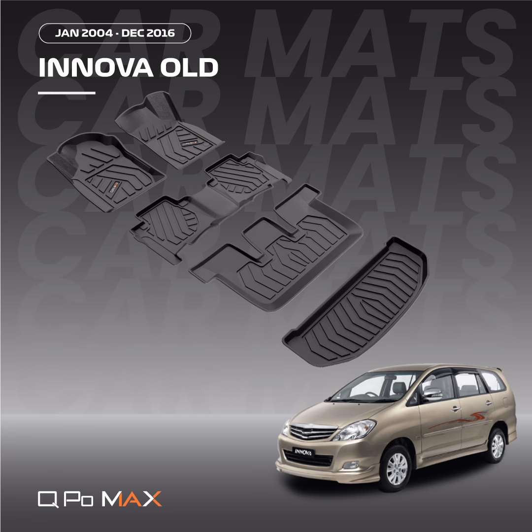 Innova Old Car Floor Mats with Trunk Mat thumbnail 4