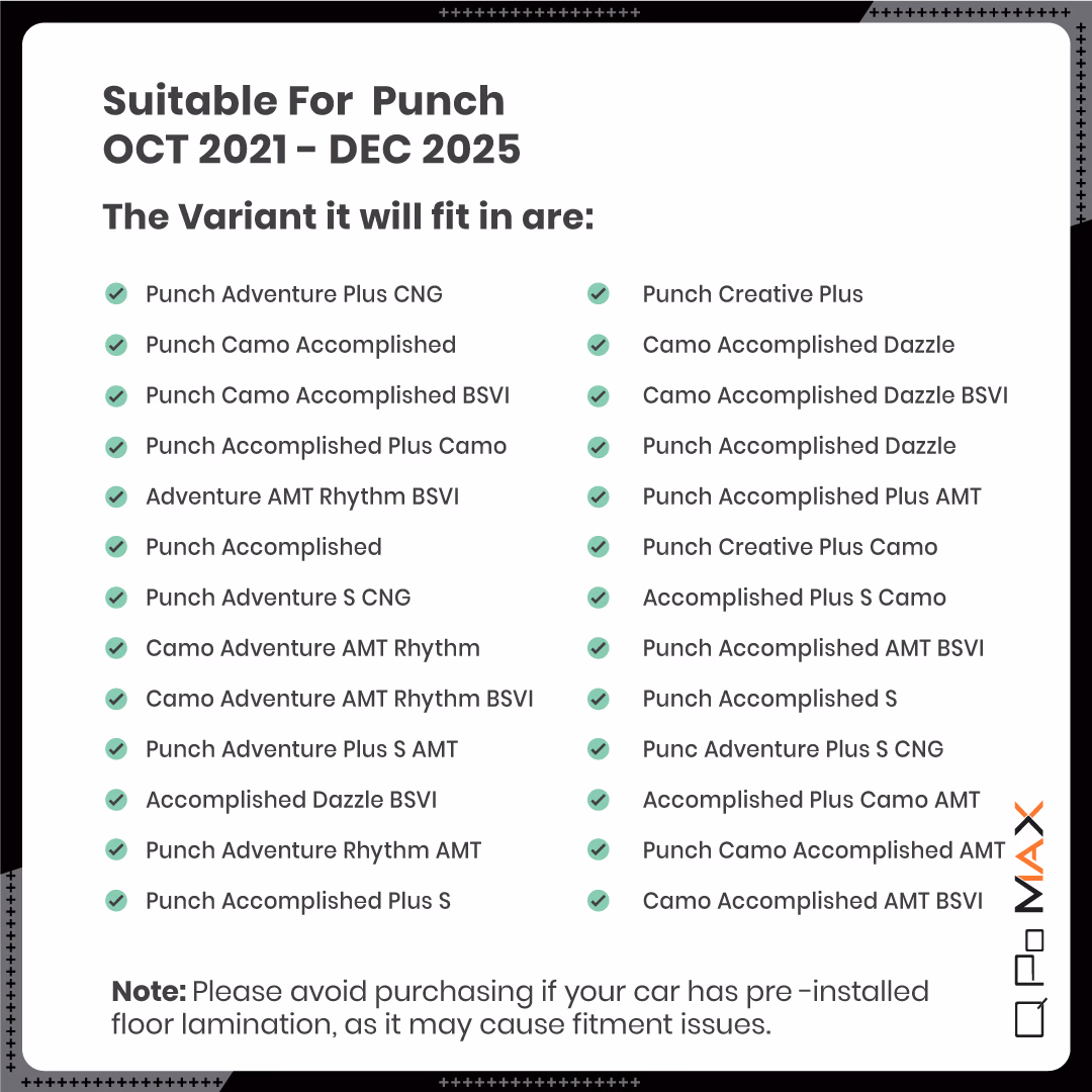 Punch Car Floor Mats thumbnail 6