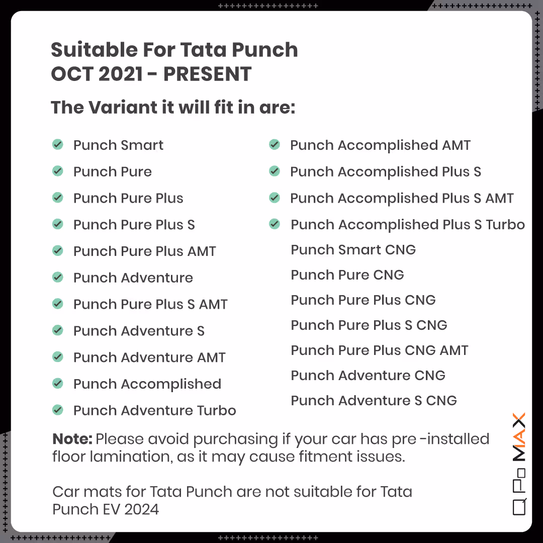 Punch Car Floor Mats thumbnail 6