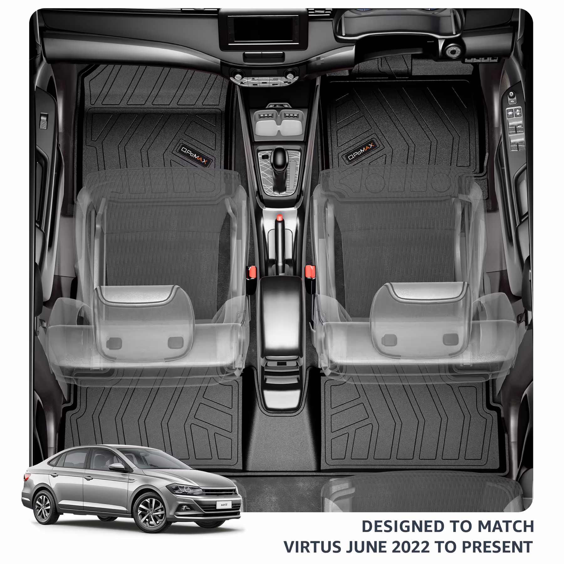 Virtus Car Floor Mats thumbnail 2