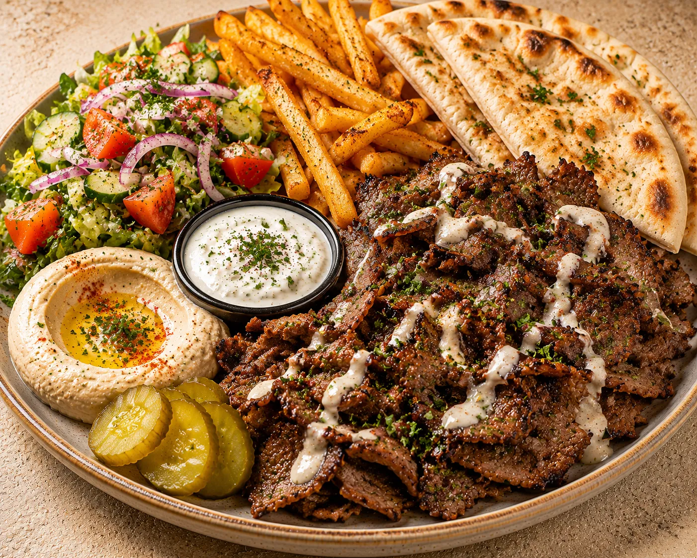 Beef Shawarma Plate