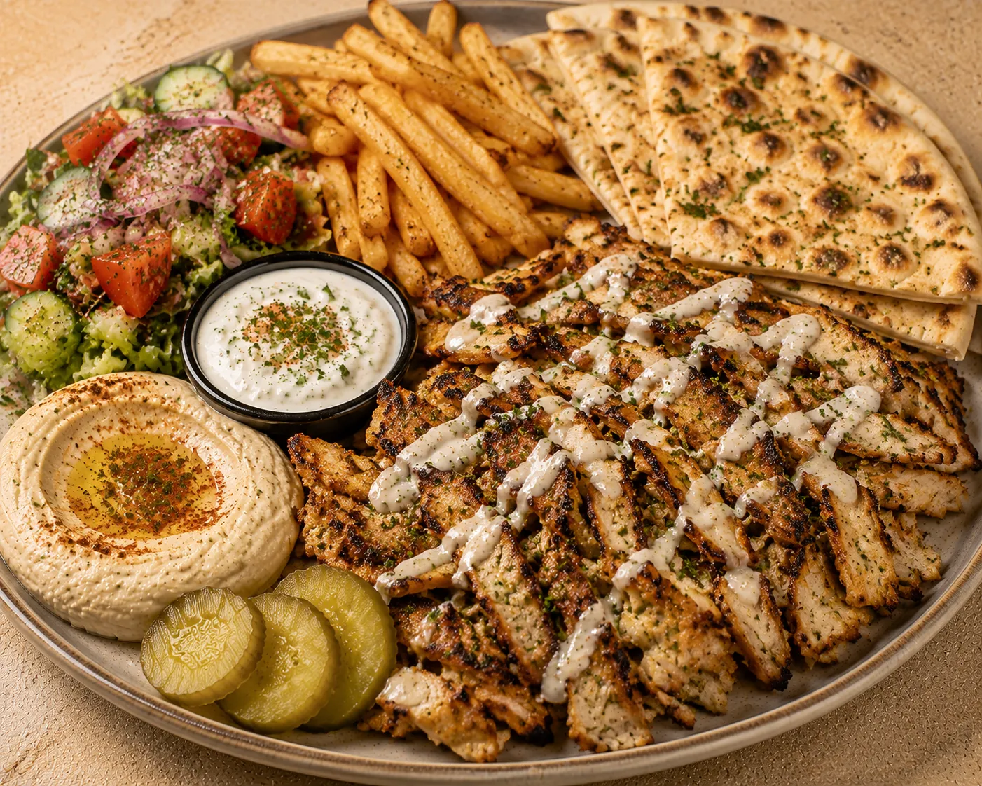 Chicken Shawarma Plate