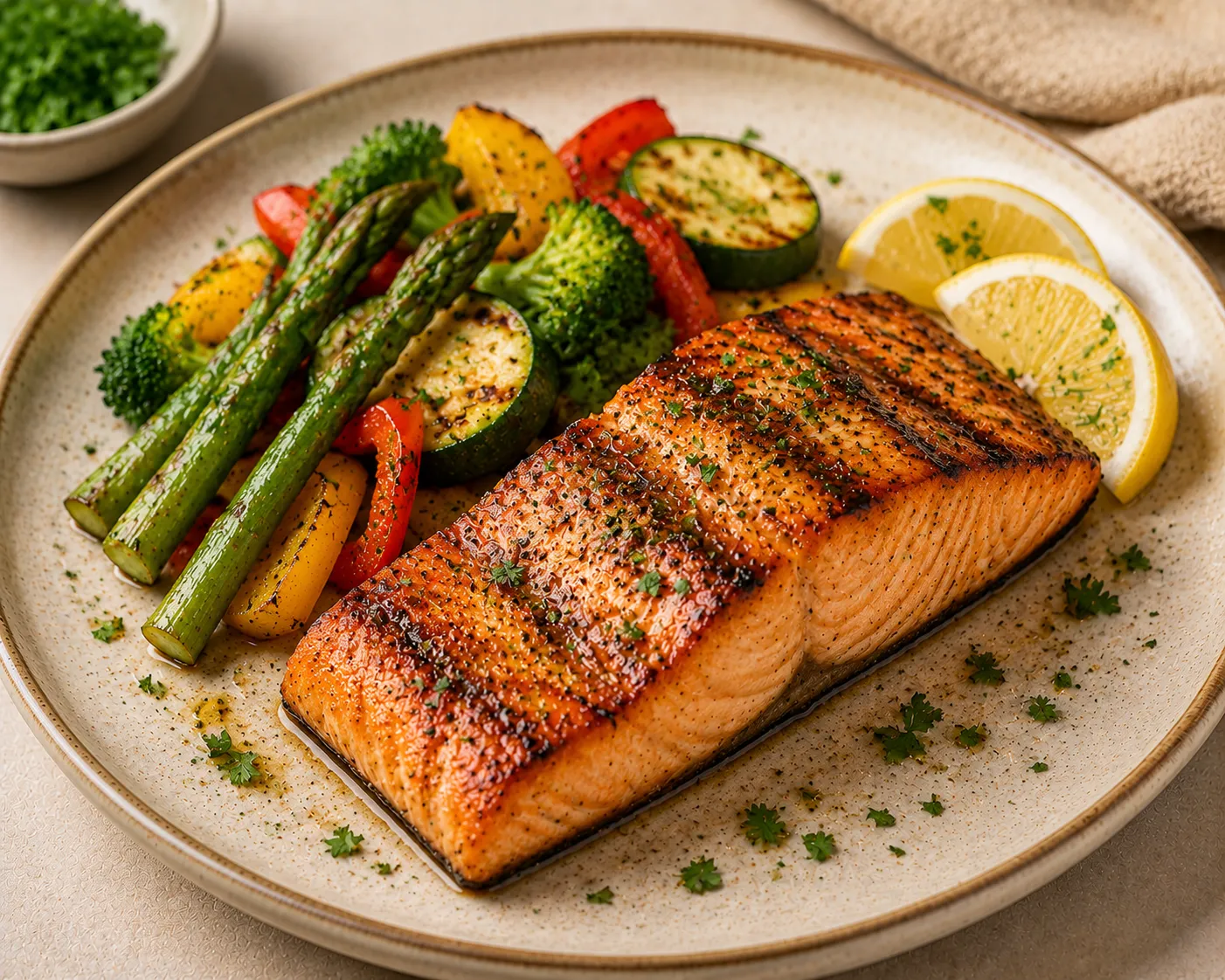 Grilled Salmon