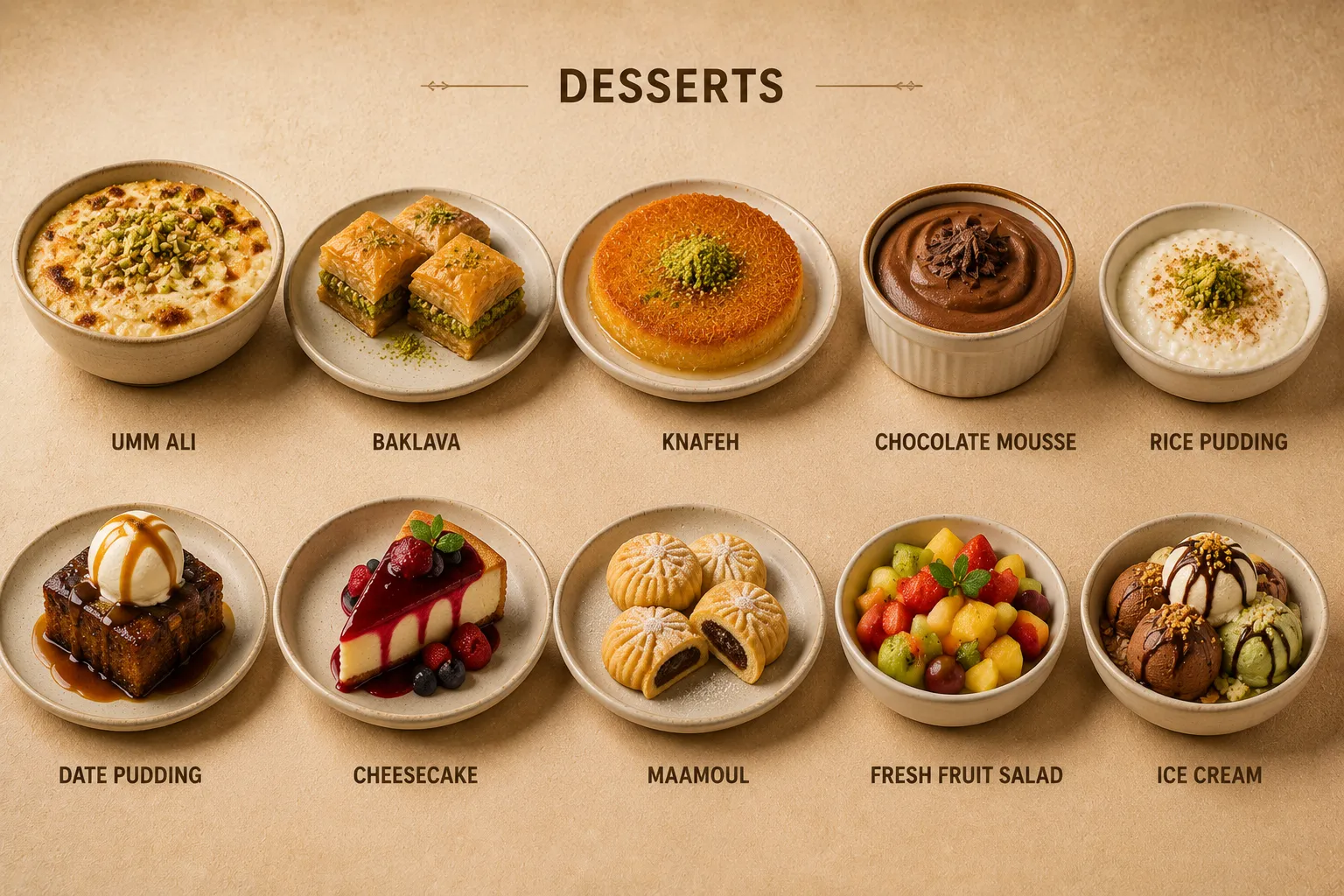 Desserts