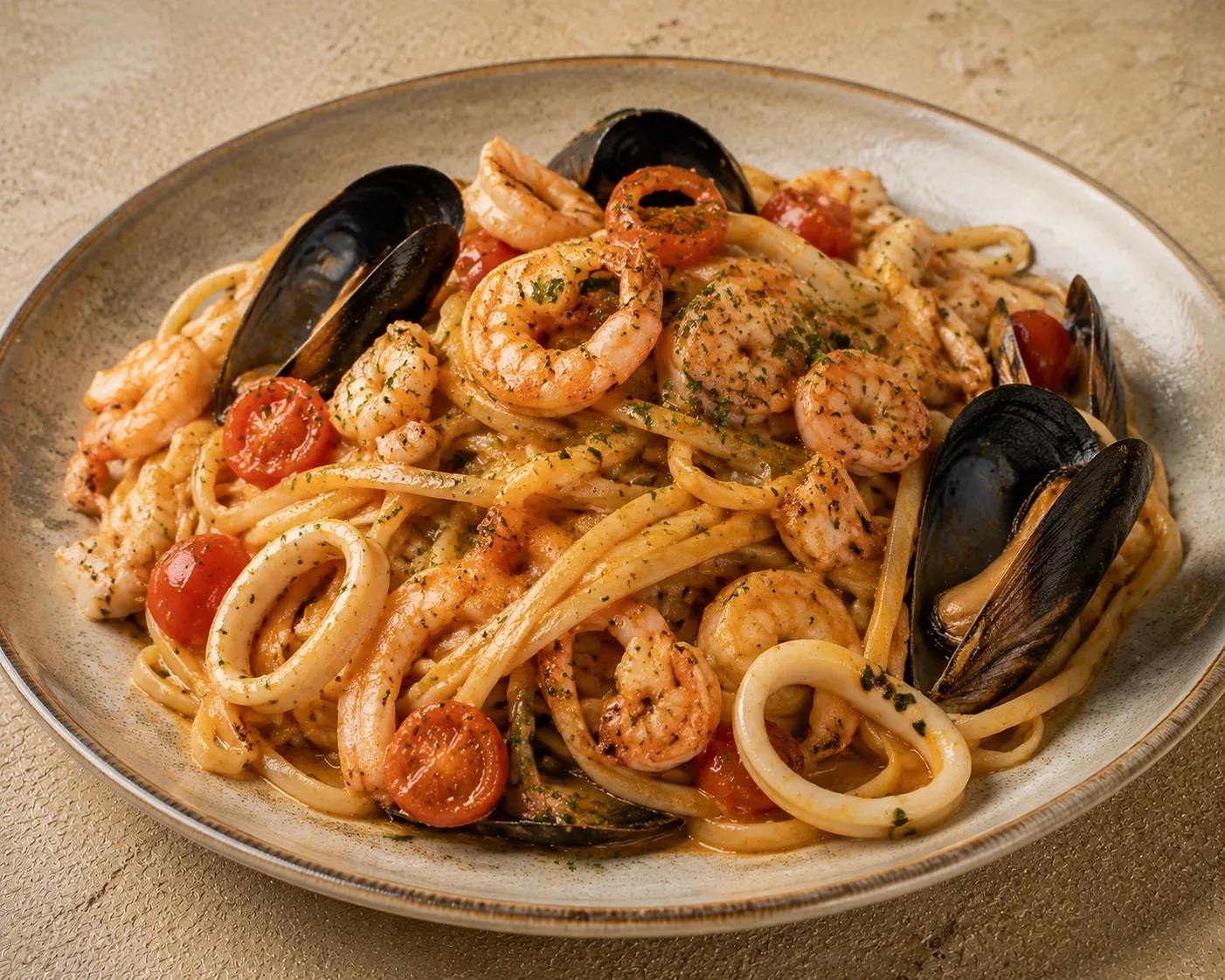 Seafood Linguine