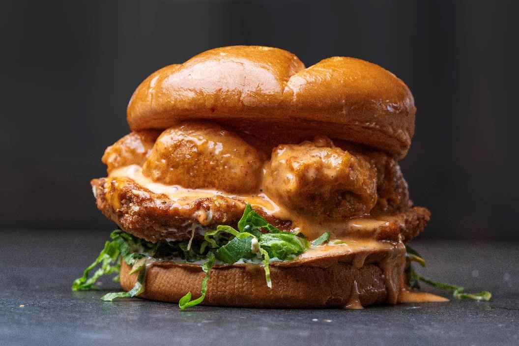 Fire Crispy Chicken Burger