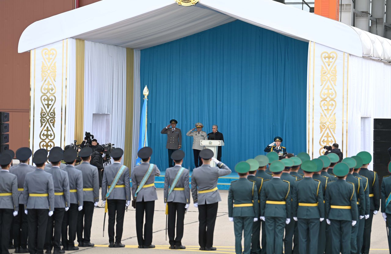 Тоқаев Ұлттық ұлан авиабазасының ашылу рәсіміне қатысты