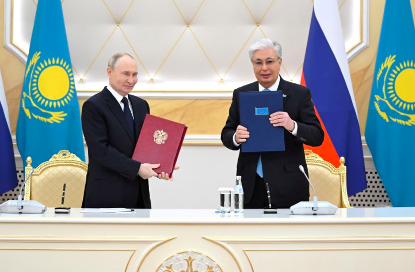 Какие документы подписаны во время госвизита Путина в Казахстан