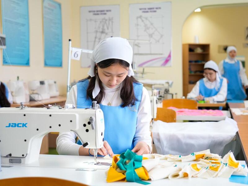 Мектеп оқушылары қосымша кәсіп меңгеріп шығады