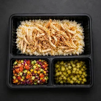 Tiftik Tavuklu Pilav (40 g tavuk / 280 g pilav)