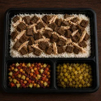 Ciğerli Tavuklu Pilav (50 g ciğer + 20 g tavuk / 280 g)