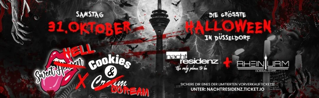 Sweet HELL of COOKIES & Scream ,,Die Größte Halloween Party der Stadt"