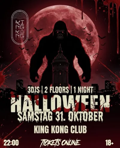 HALLOWEEN x KING KONG CLUB