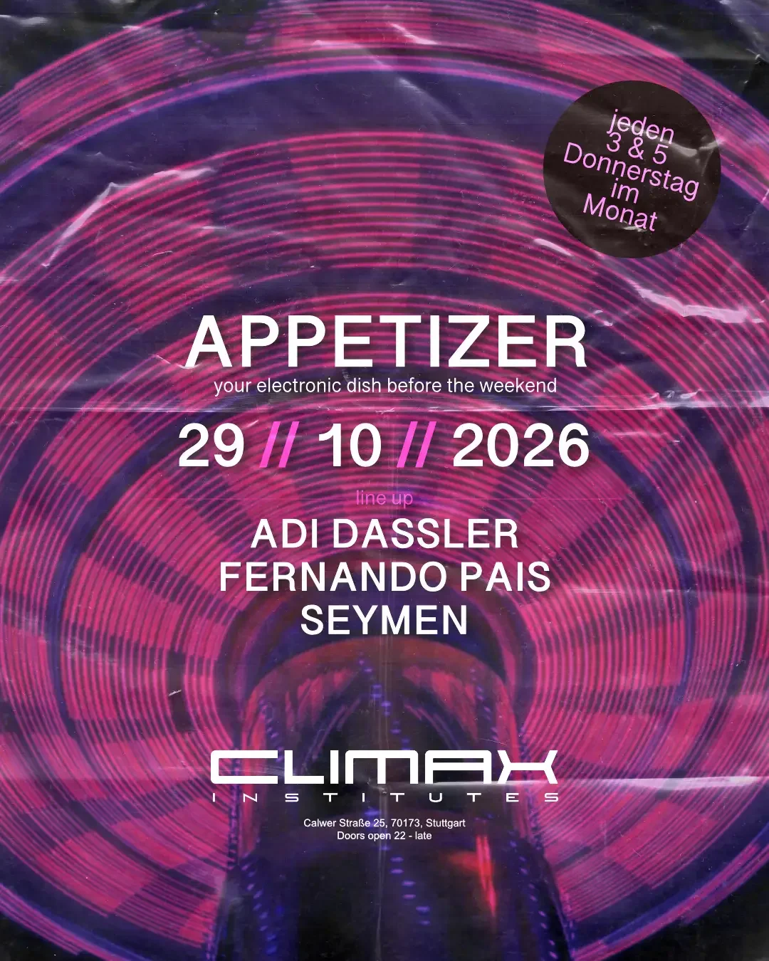 APPETIZER - Adi Dassler · Fernando Pais · Seymen
