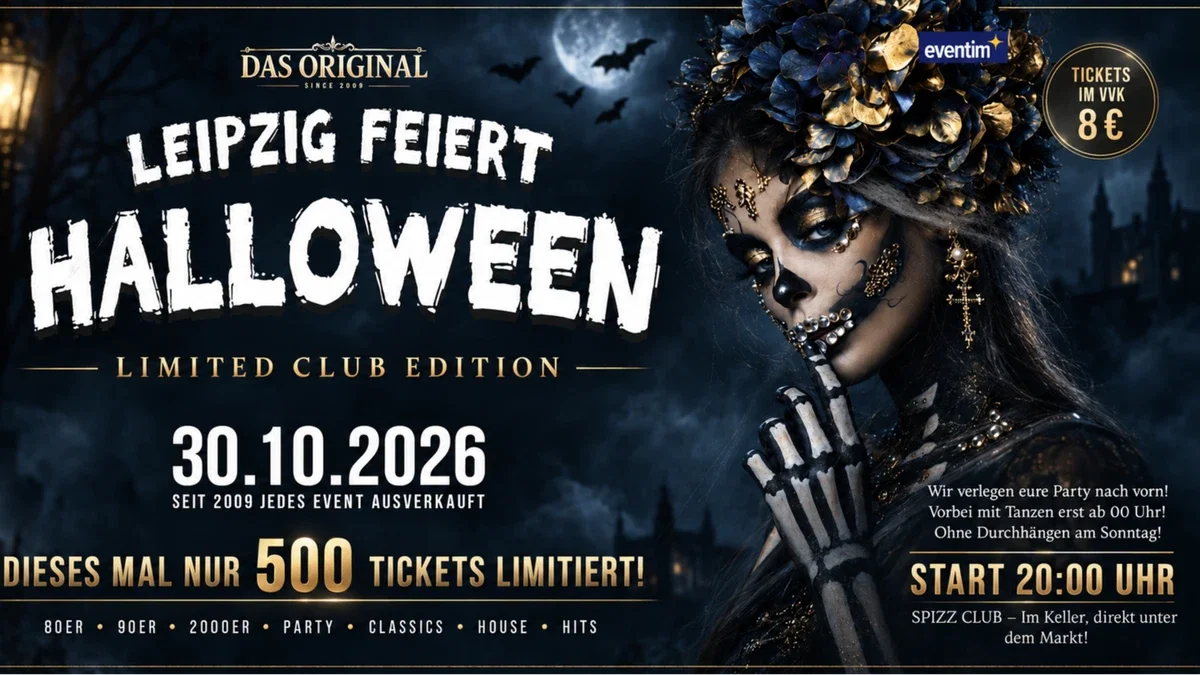 Leipzig feiert Halloween - Das Original seit 2009!