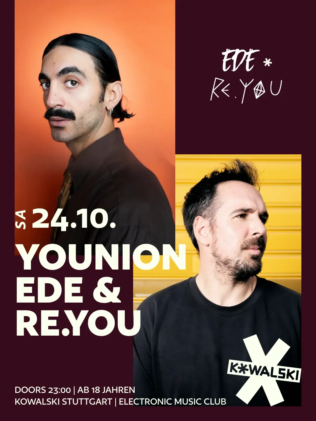 KOWA SPECIAL • YOUNION with Ede (INNERVISIONS) & Re.You