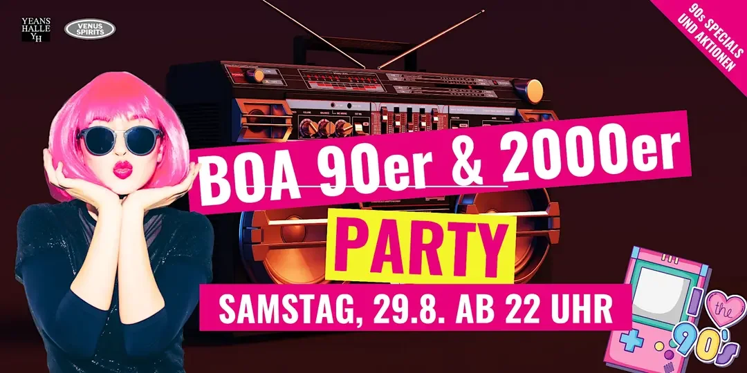 Boa 90er & 2000er Party