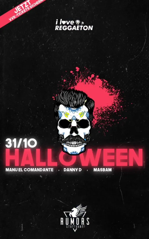 I LOVE REGGAETON Halloween