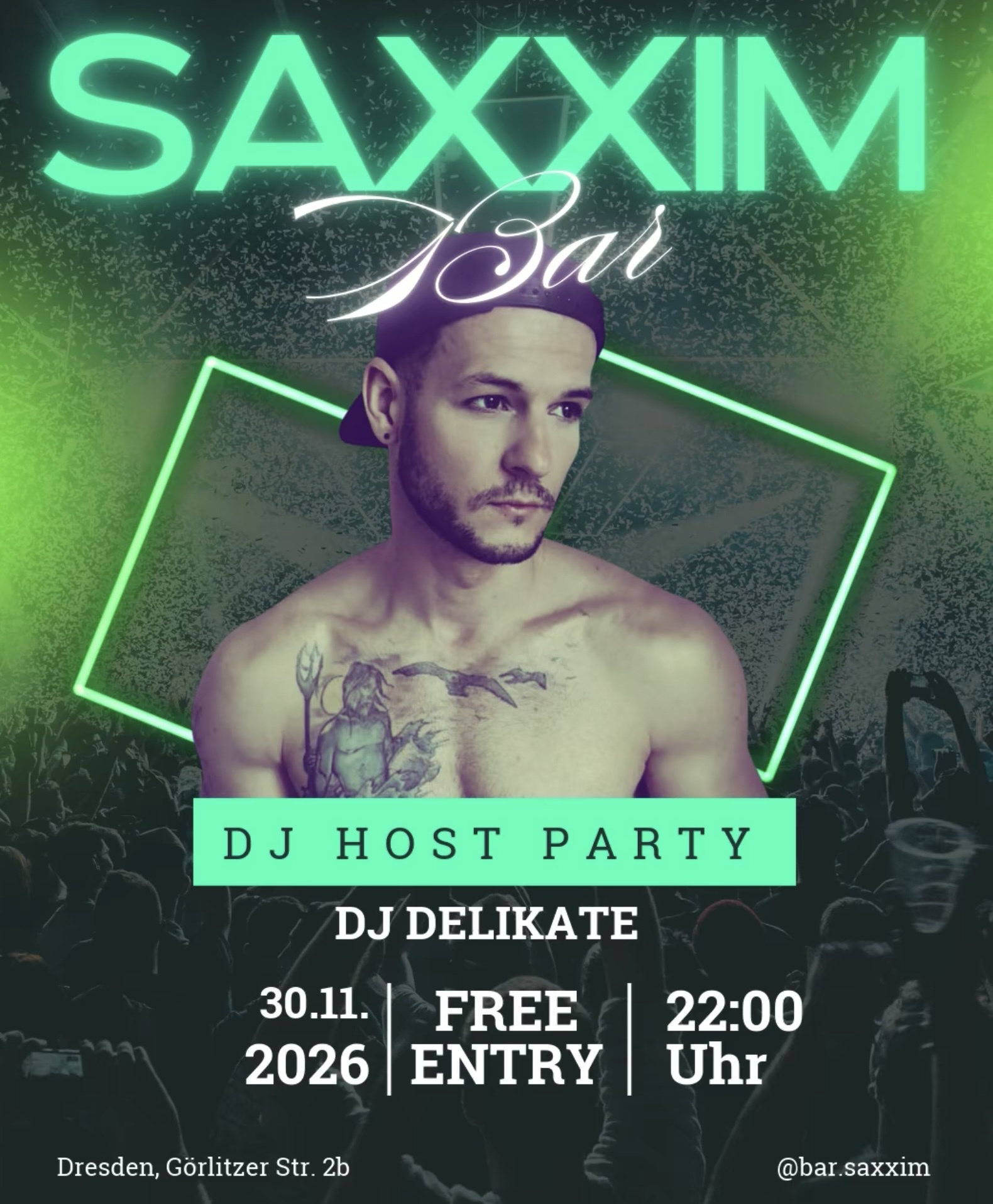 🎧 DJ Delikate ist zu Gast in der Bar Saxxim!