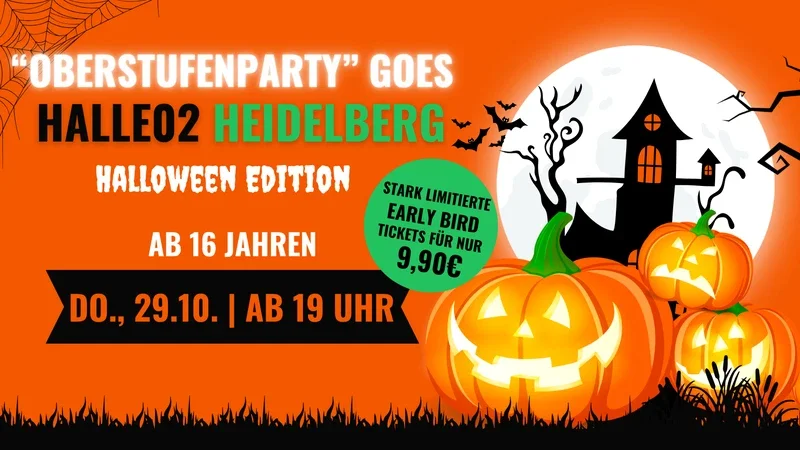 Oberstufenparty ab 16 Halloween Edition