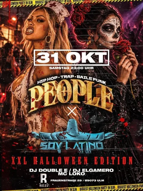 HALLOWEEN 🎃 👻 | SAMSTAG 31.10 🧟♀️ | PEOPLE X SOYLATINO COLLAB
