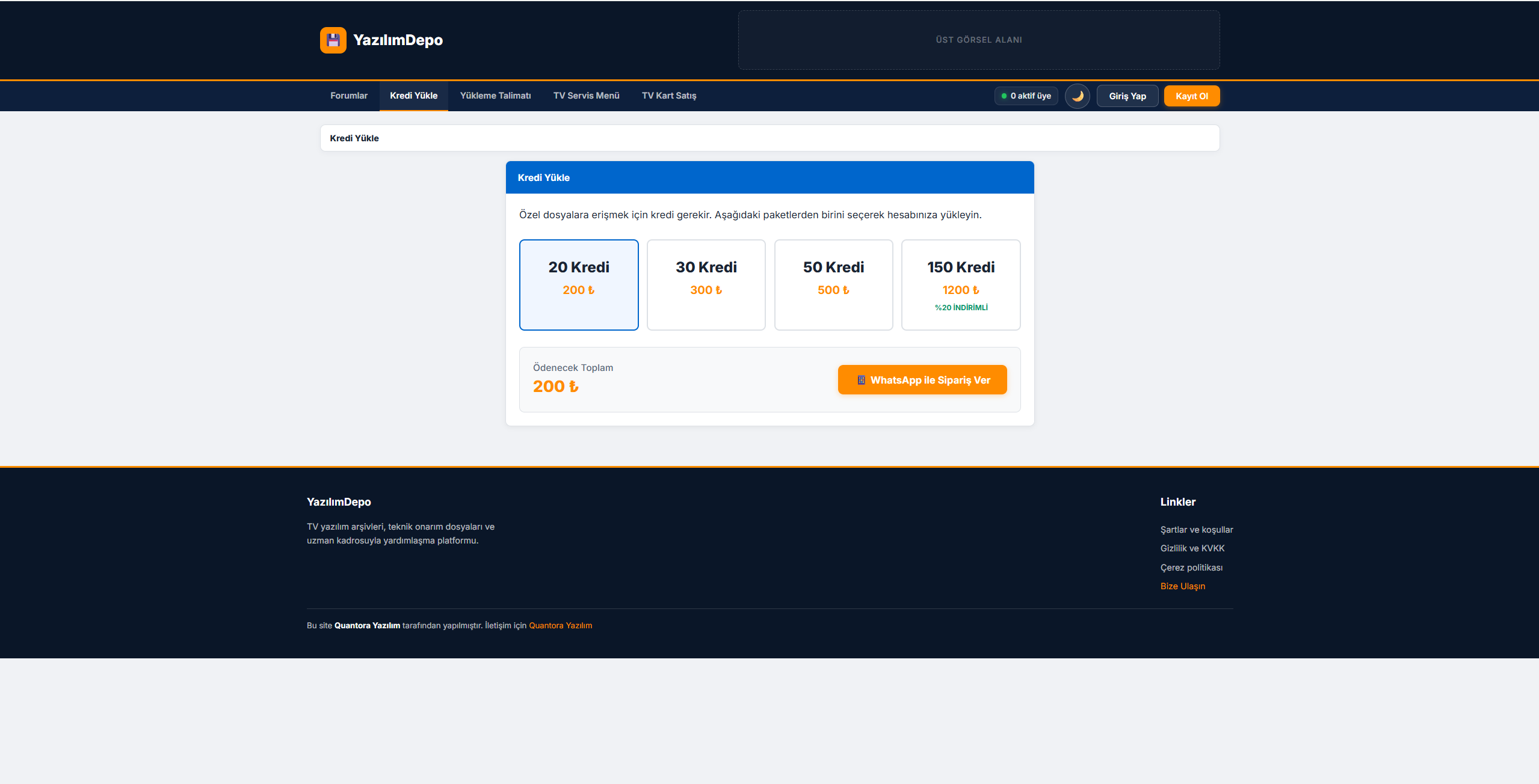 Forum Altyapısı ekran görüntüsü 3