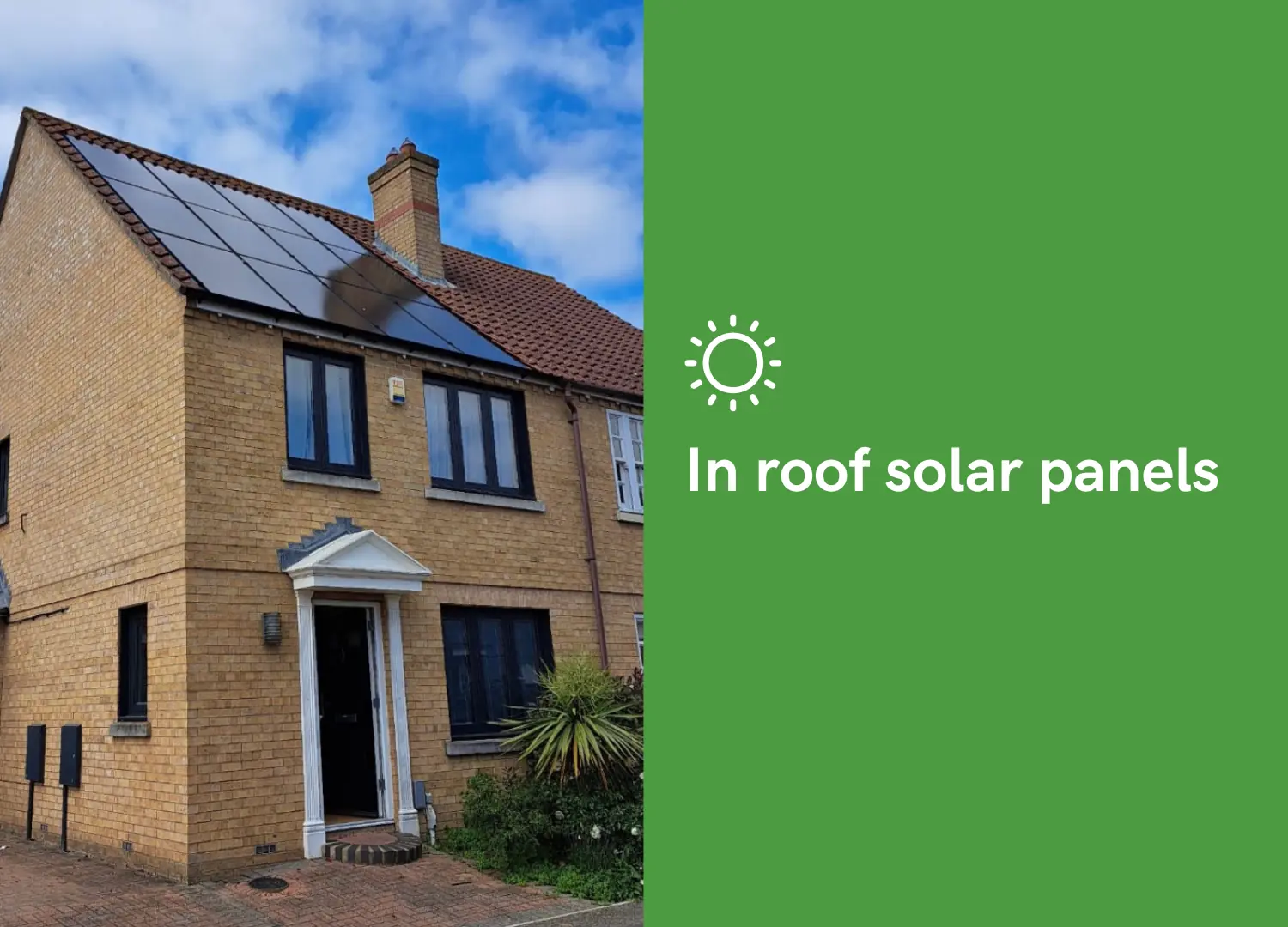 In roof solar panels